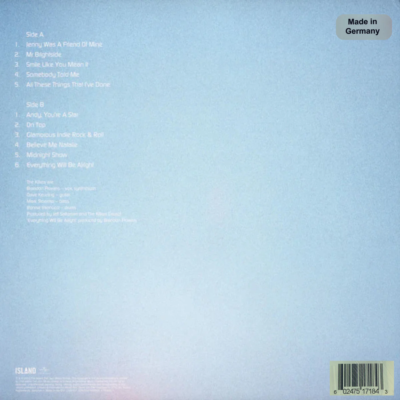 LP The Killers - Hot Fuss - Image 2
