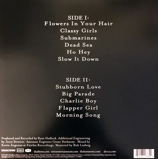 LP The Lumineers – The Lumineers - Image 2