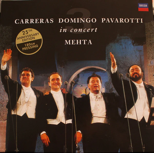 LP The Three Tenors ‎– The Three Tenors 25th Anniversary