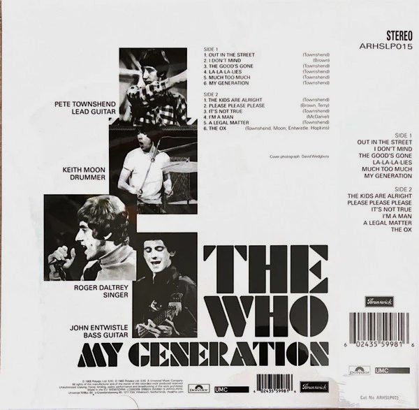 LP The Who – My Generation - Image 2