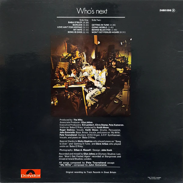LP The Who – Who's Next - Image 2