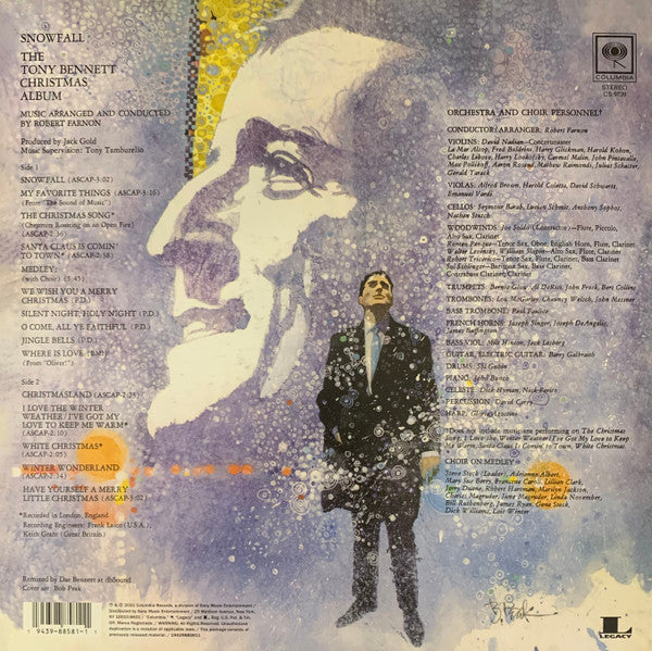 LP Tony Bennett – Snowfall (The Tony Bennett Christmas Album) - Image 2