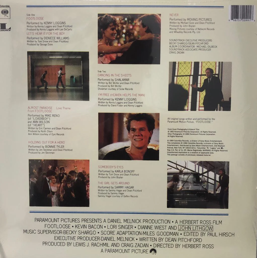 LP Various – Footloose (Original Motion Picture Soundtrack) - Image 2