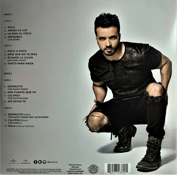 LP X2 Luis Fonsi – Vida - Image 2