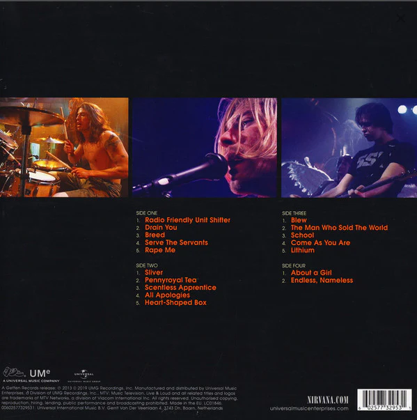 LP X2 Nirvana – Live And Loud - Image 2