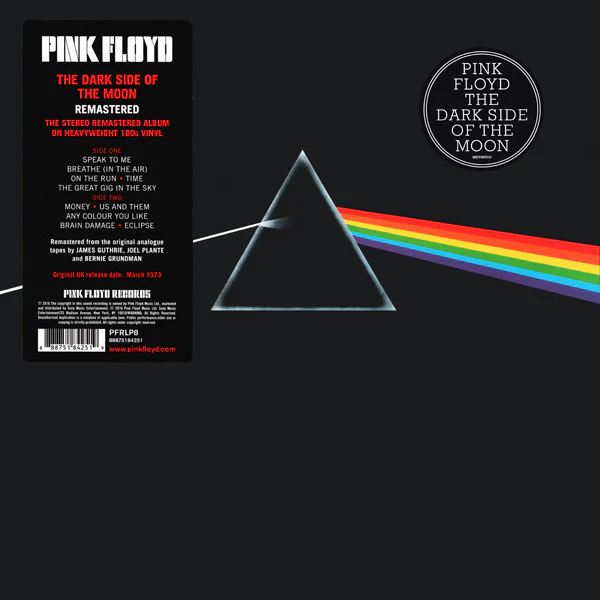 LP x2 Pink Floyd – The Dark Side Of The Moon