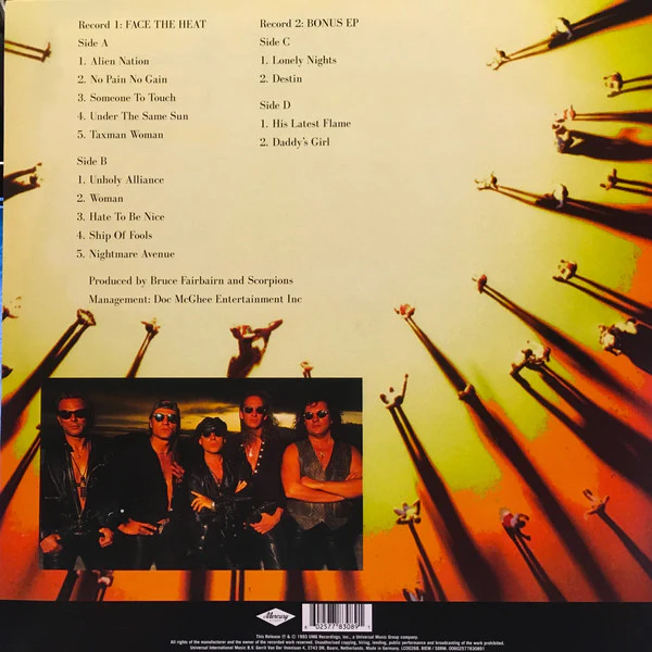 LP X2 Scorpions – Face The Heat - Image 2