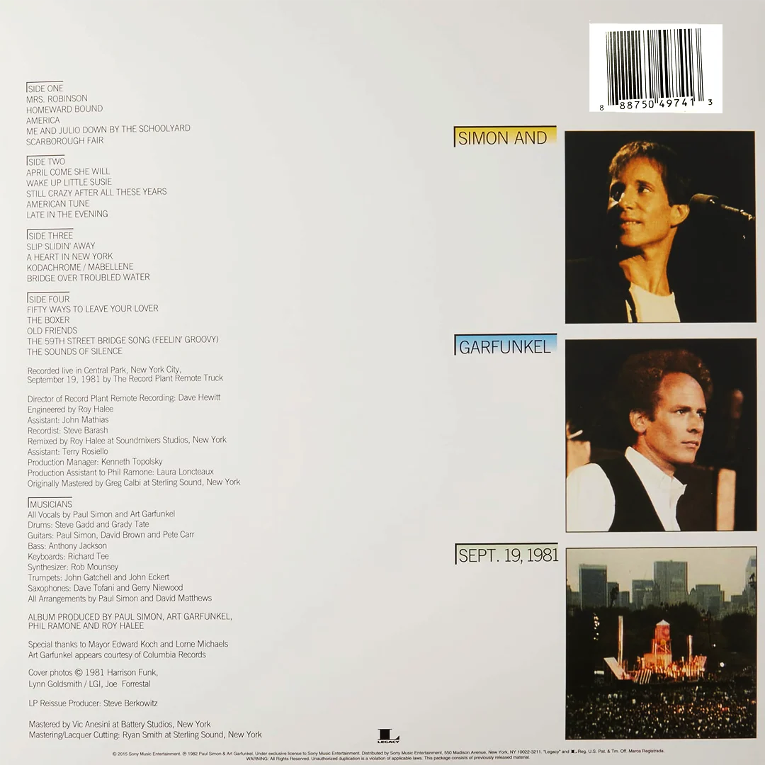 LPX2 Simon And Garfunkel - The Concert In Central Park - Image 2