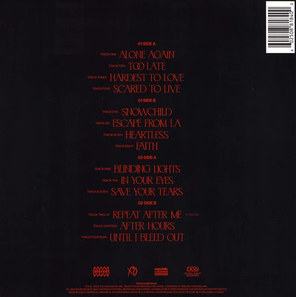LP X2 The Weeknd – After Hours - Image 2