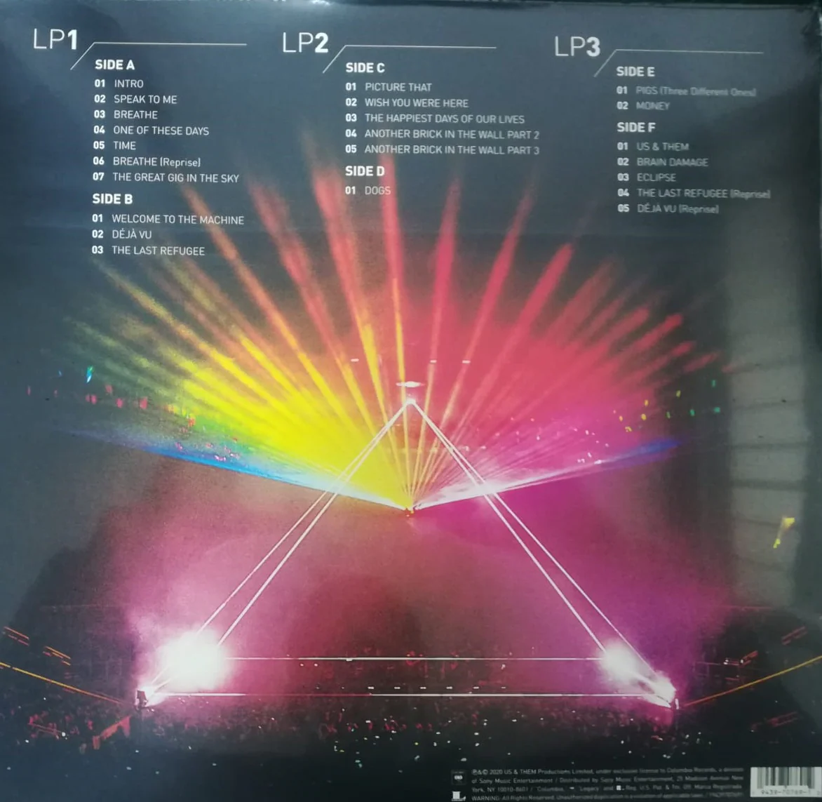 LP X3 Roger Waters – Us + Them - Image 2