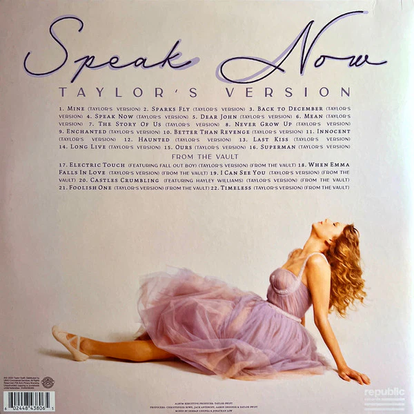 LPX3 Taylor Swift – Speak Now (Taylor's Version) - Image 2