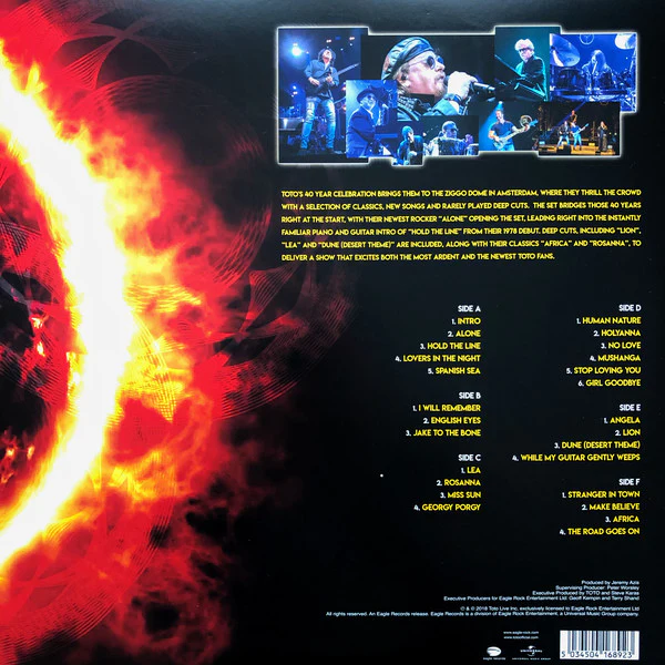 LP X3 Toto – 40 Tours Around The Sun - Image 2