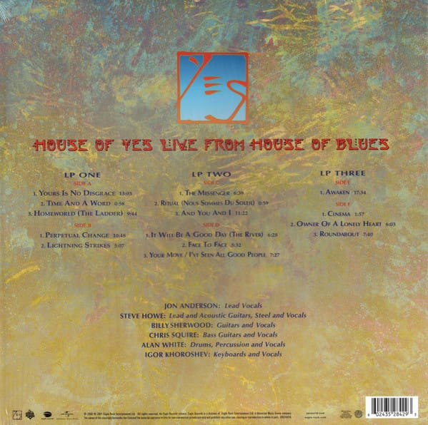 LP X3 Yes - House Of Yes: Live From The House Of Blues - Image 2