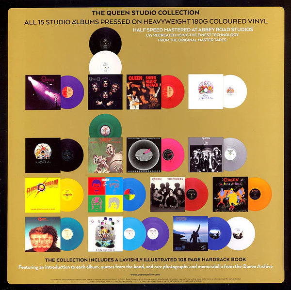 LP X15 Queen – Studio Collection + Libro - Image 2