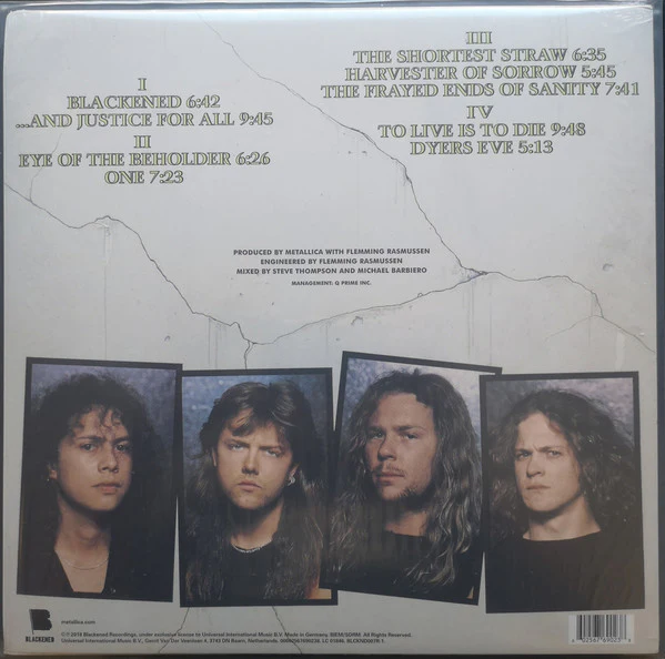 LPX2 ...AND JUSTICE FOR ALL METALLICA - Image 2