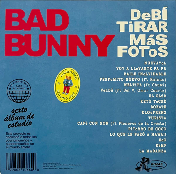 LPX2 Bad Bunny – Debí Tirar Más Fotos - Image 2