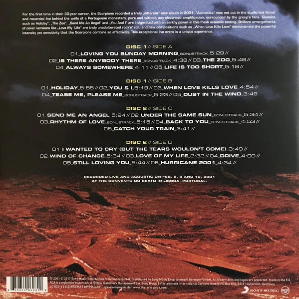 LPX2 / SCORPIONS ACOUSTICA - Image 2