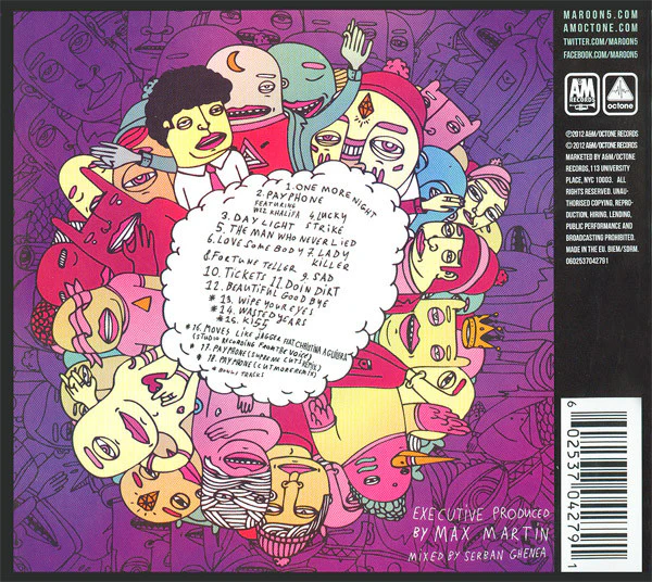 CD Maroon 5 ‎– Overexposed - Image 2