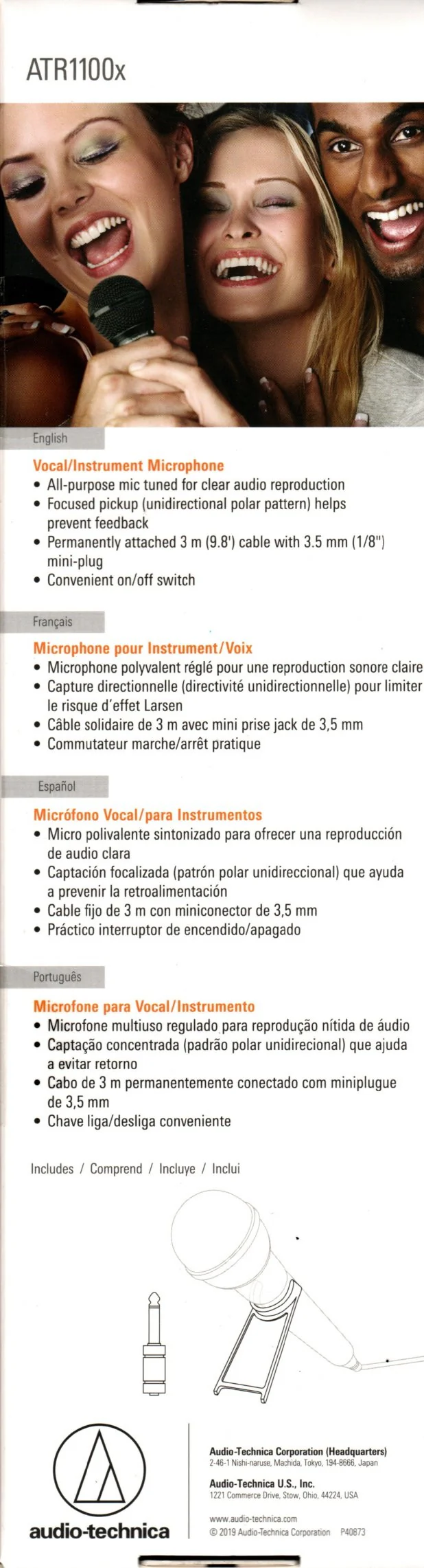 Microfono Audio - Technica ATR1100X - Image 2