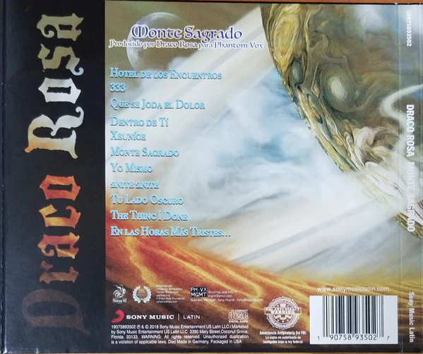 CD Draco Rosa – Monte Sagrado - Image 2