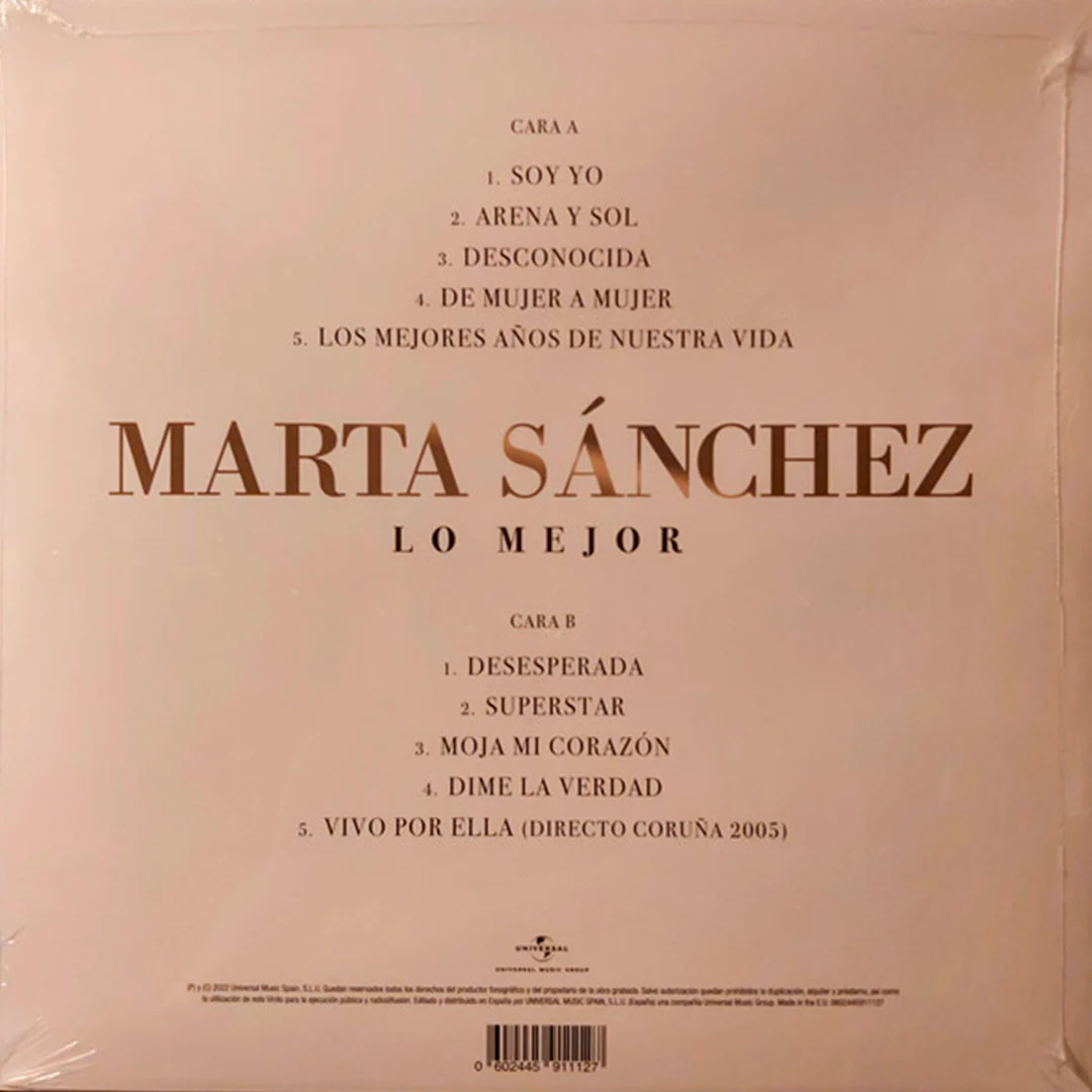 LP Marta Sánchez – Lo Mejor - Image 2