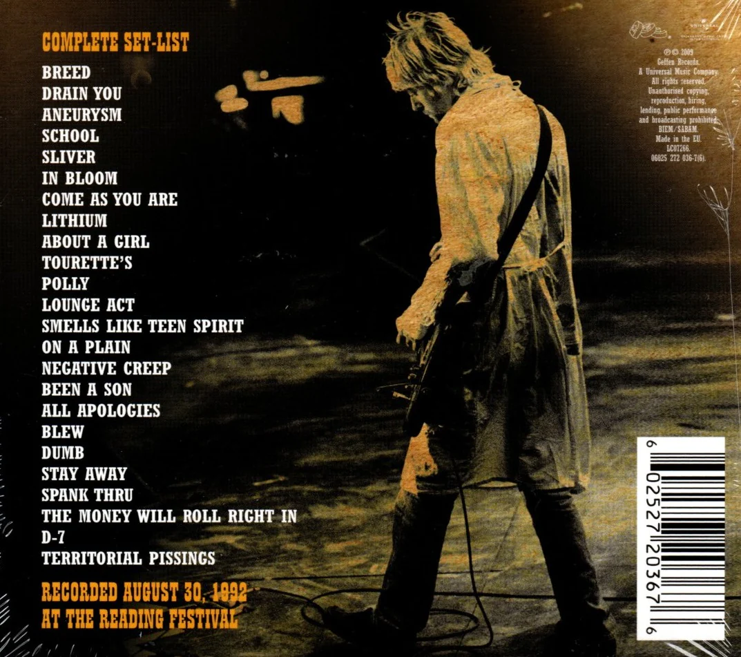 CD Nirvana – Live At Reading - Image 2