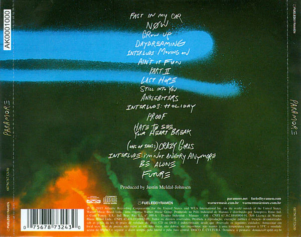 CD Paramore ‎– Paramore - Image 2