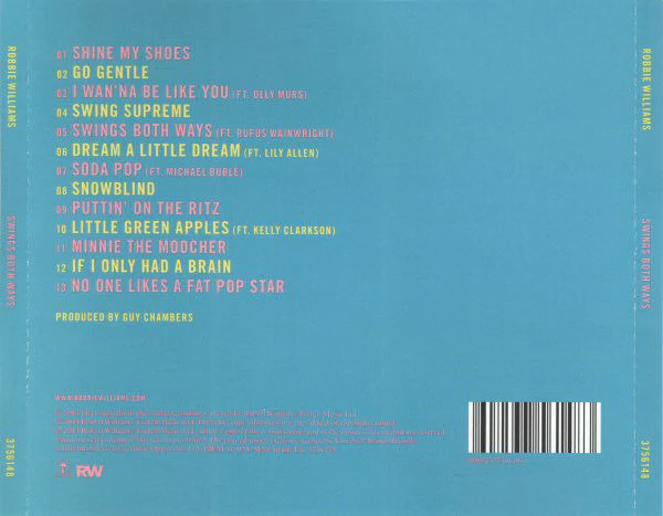 CD Robbie Williams ‎– Swings Both Ways - Image 2