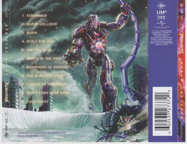 CD Megadeth ‎– Super Collider - Image 2