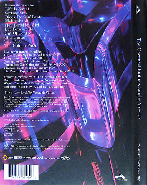 DVD The Chemical Brothers – Singles 93-03 - Image 2