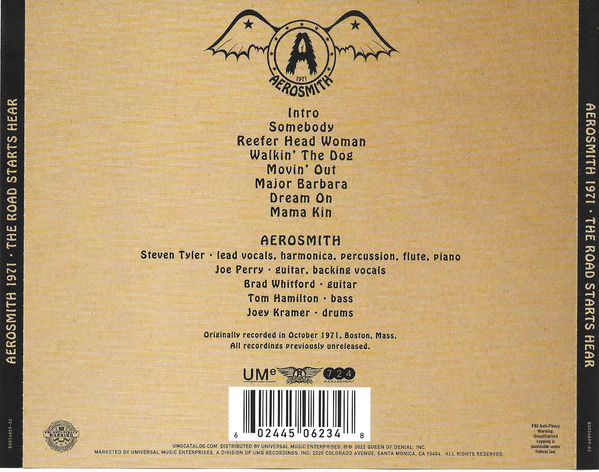 CD Aerosmith - The Road Starts Hear - Image 2