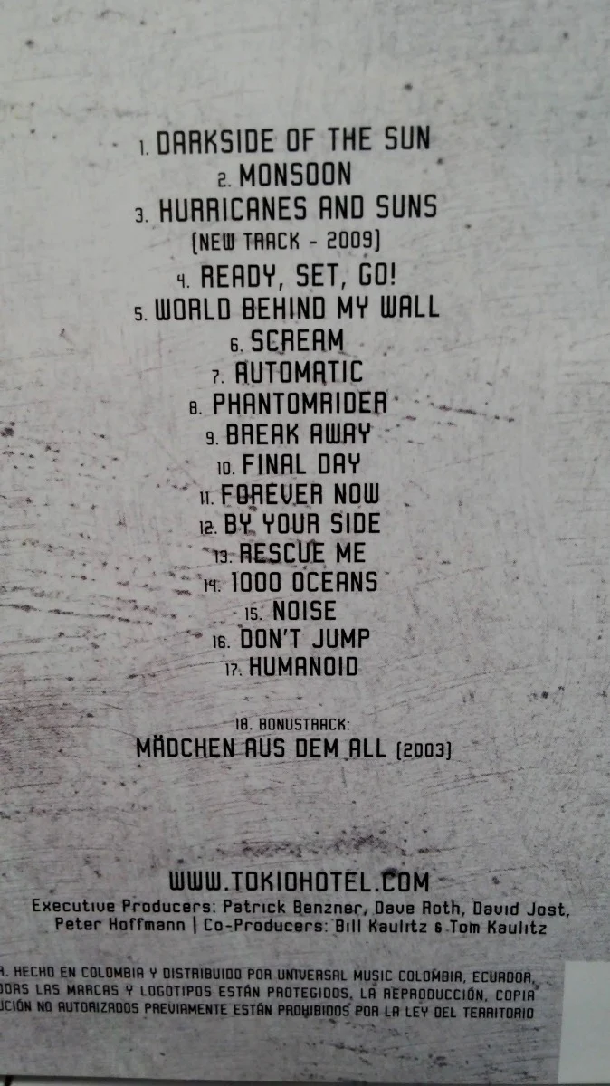 CD Tokio Hotel - Best Of English Version - Image 2