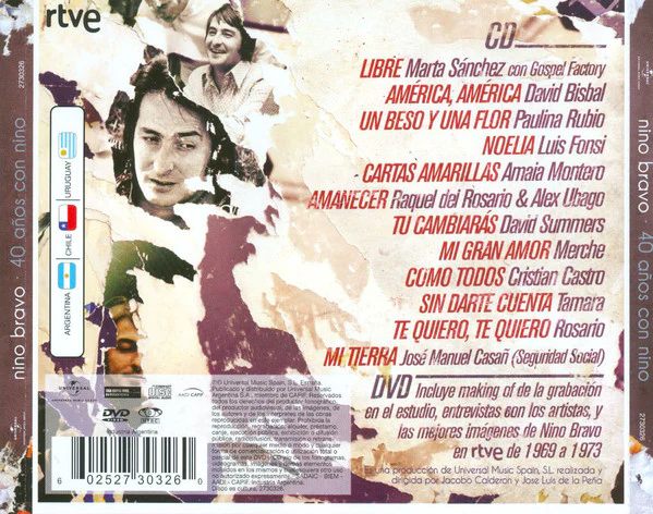 Various, Nino Bravo – Nino Bravo - 40 Años Con Nino - Image 2