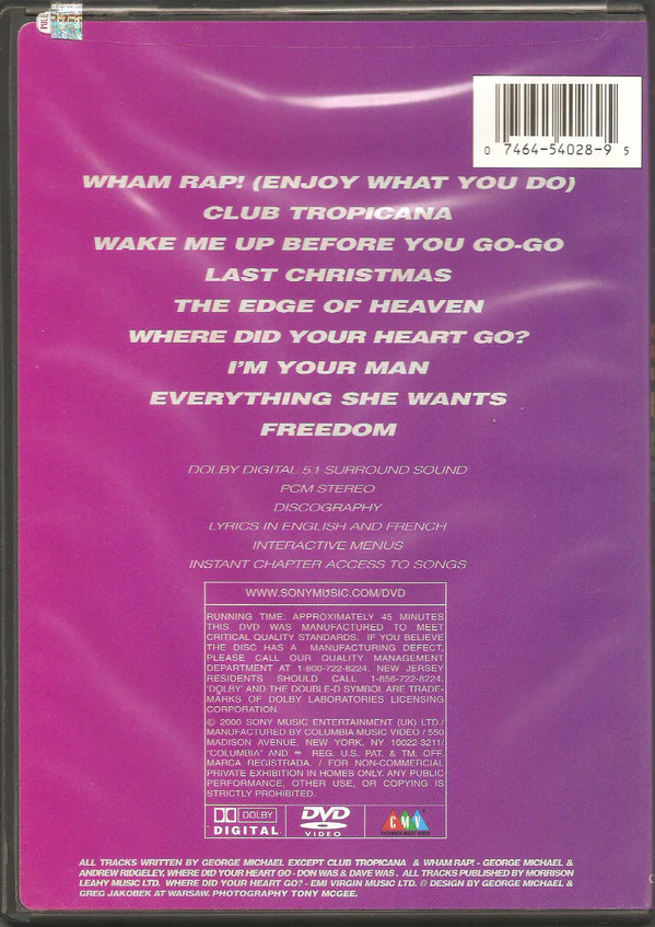 WHAM! – THE BEST OF WHAM! / DVD - Image 2